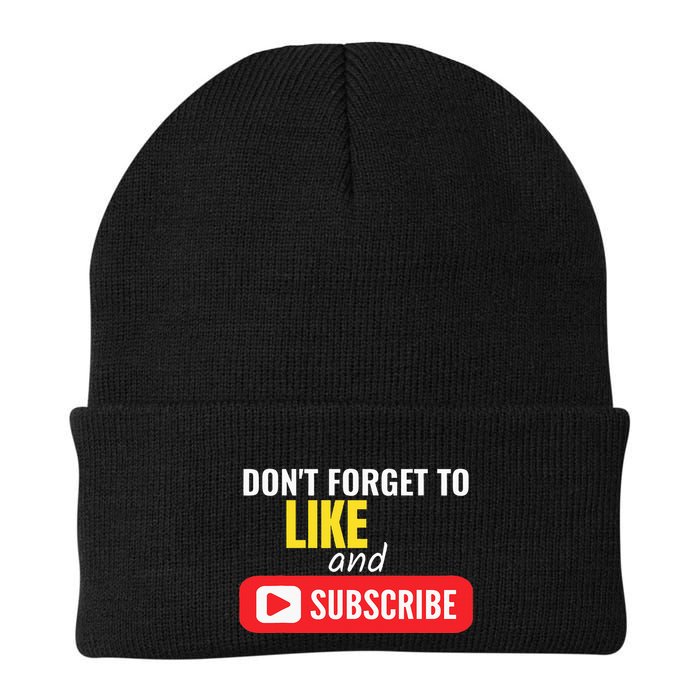 Like And Subscribe Vlogger Podcaster Influencer Beanie