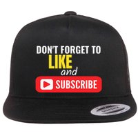 Like And Subscribe Vlogger Podcaster Influencer Flatbill Hat
