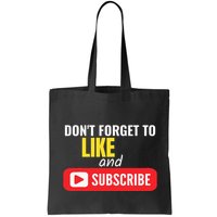 Like And Subscribe Vlogger Podcaster Influencer Bag