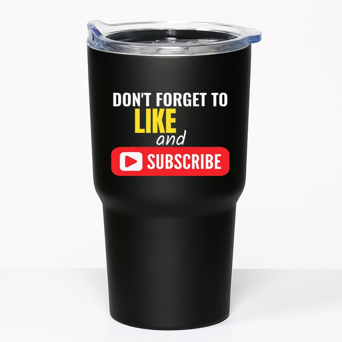Like And Subscribe Vlogger Podcaster Influencer Tumbler