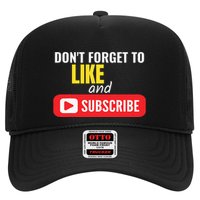 Like And Subscribe Vlogger Podcaster Influencer Hat