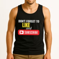 Like And Subscribe Vlogger Podcaster Influencer Tank Top