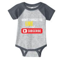 Like And Subscribe Vlogger Podcaster Influencer Infant Baby Jersey Bodysuit