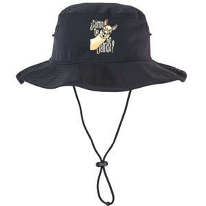 Llama Alpaca Spanish Joke Como Te Llamas Legacy Cool Fit Booney Bucket Hat