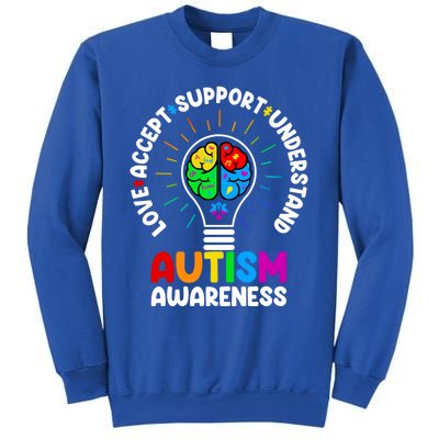 Love Accept Support Understand Autism Awareness Month Gift Sweatshirt