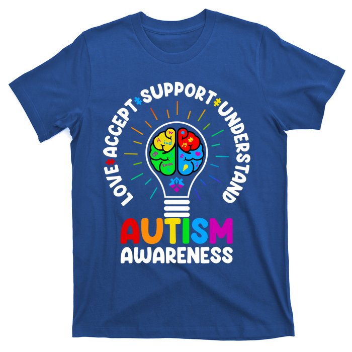 Love Accept Support Understand Autism Awareness Month Gift T-Shirt