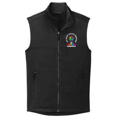 Love Accept Support Understand Autism Awareness Month Gift Collective Smooth Fleece Vest