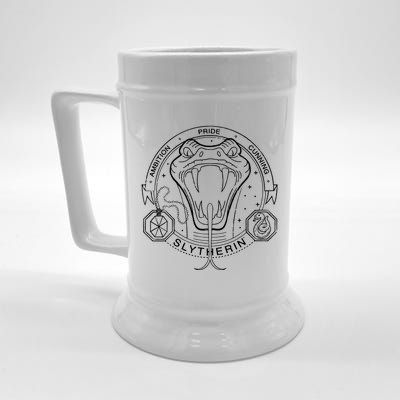 Line Art Snake Beer Stein