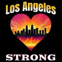 Los Angeles Strong Pray For La County Support California Drawstring Bag