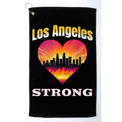 Los Angeles Strong Pray For La County Support California Golf Towel