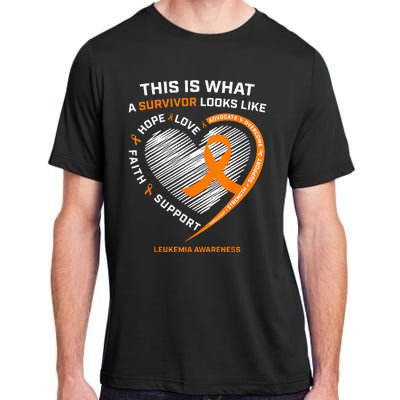 Leukemia Awareness Survivor Gifts Adult ChromaSoft Performance T-Shirt