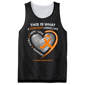 Leukemia Awareness Survivor Gifts Mesh Reversible Basketball Jersey Tank