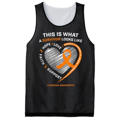 Leukemia Awareness Survivor Gifts Mesh Reversible Basketball Jersey Tank