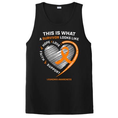 Leukemia Awareness Survivor Gifts PosiCharge Competitor Tank