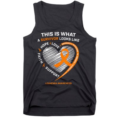 Leukemia Awareness Survivor Gifts Tank Top