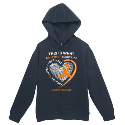 Leukemia Awareness Survivor Gifts Urban Pullover Hoodie