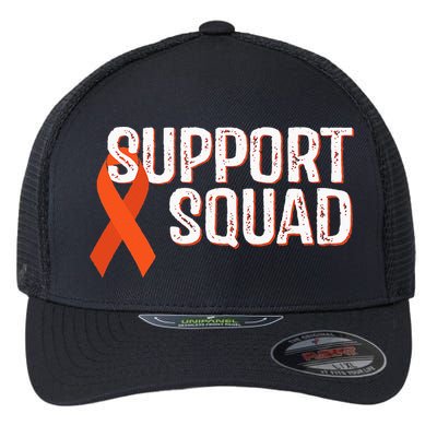 Leukemia Awareness Support Squad Flexfit Unipanel Trucker Cap
