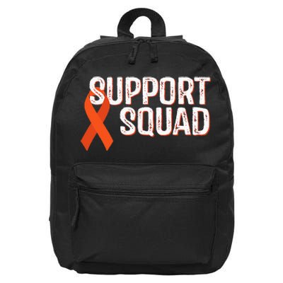 Leukemia Awareness Support Squad 16 in Basic Backpack