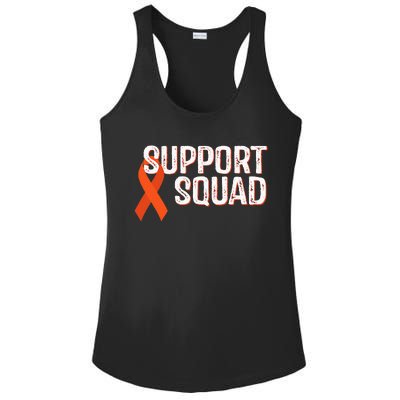 Leukemia Awareness Support Squad Ladies PosiCharge Competitor Racerback Tank