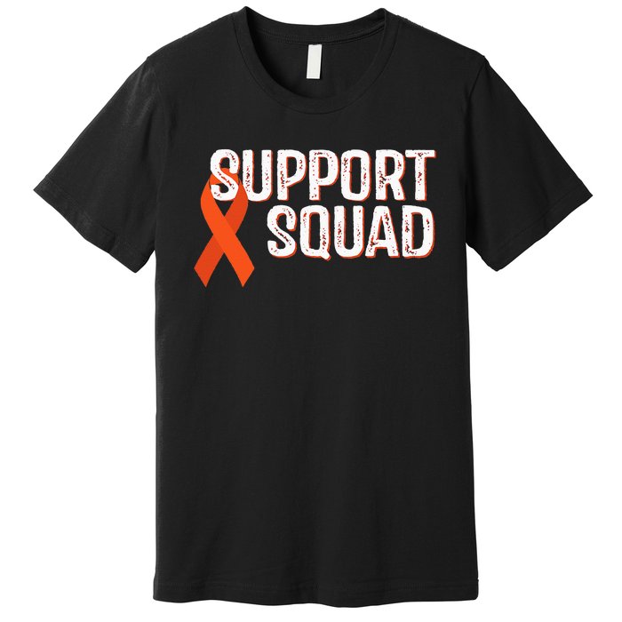 Leukemia Awareness Support Squad Premium T-Shirt