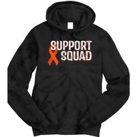 Leukemia Awareness Support Squad Tie Dye Hoodie