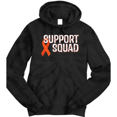 Leukemia Awareness Support Squad Tie Dye Hoodie