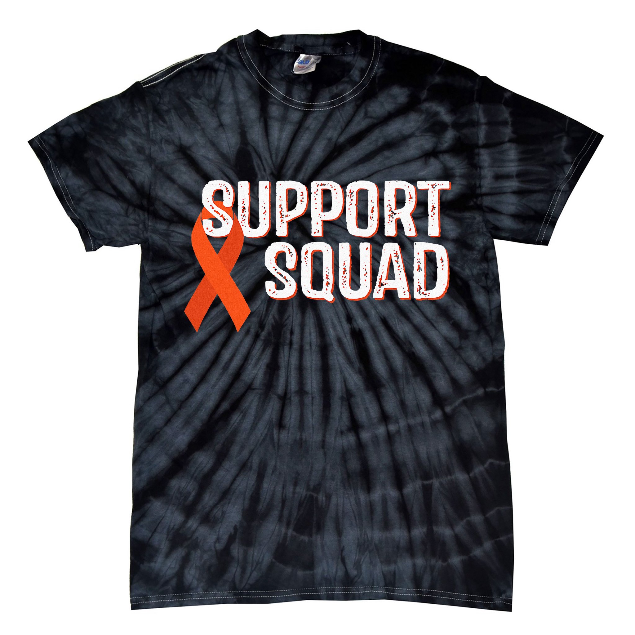 Leukemia Awareness Support Squad Tie-Dye T-Shirt