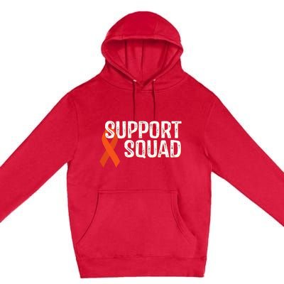 Leukemia Awareness Support Squad Premium Pullover Hoodie