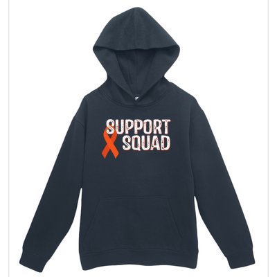 Leukemia Awareness Support Squad Urban Pullover Hoodie