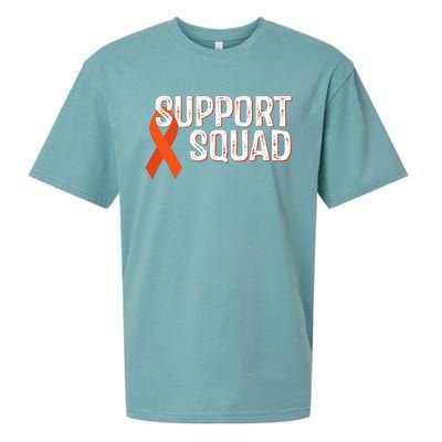 Leukemia Awareness Support Squad Sueded Cloud Jersey T-Shirt