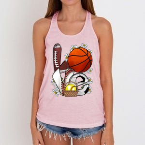 Love All Sports Women's Knotted Racerback Tank