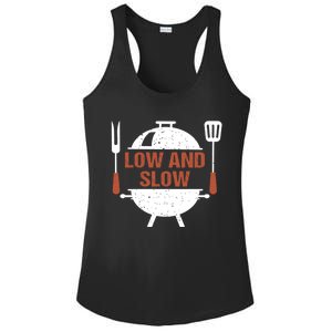 Low And Slow Bbq Grill Barbecue Cute Gift Ladies PosiCharge Competitor Racerback Tank