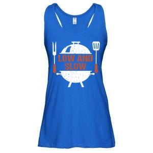 Low And Slow Bbq Grill Barbecue Cute Gift Ladies Essential Flowy Tank