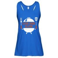 Low And Slow Bbq Grill Barbecue Cute Gift Ladies Essential Flowy Tank