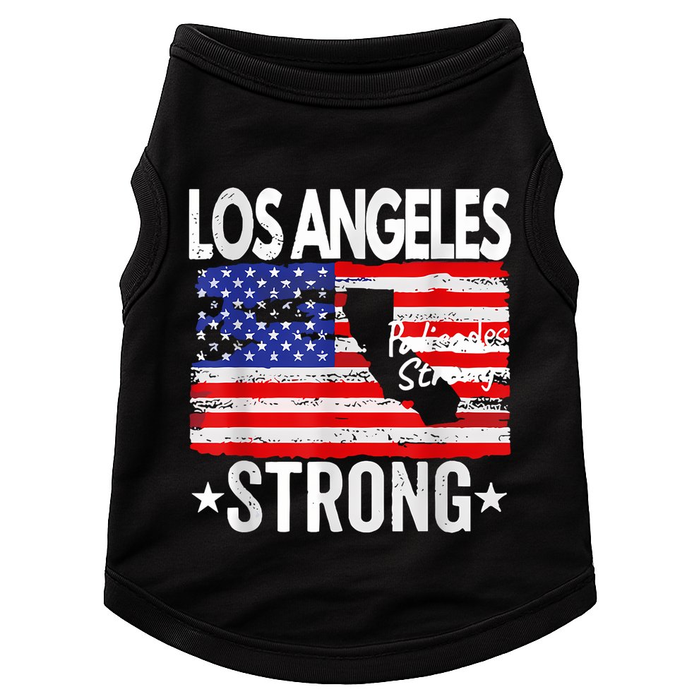Los Angeles Strong Palisades Strong Flag Doggie Tank