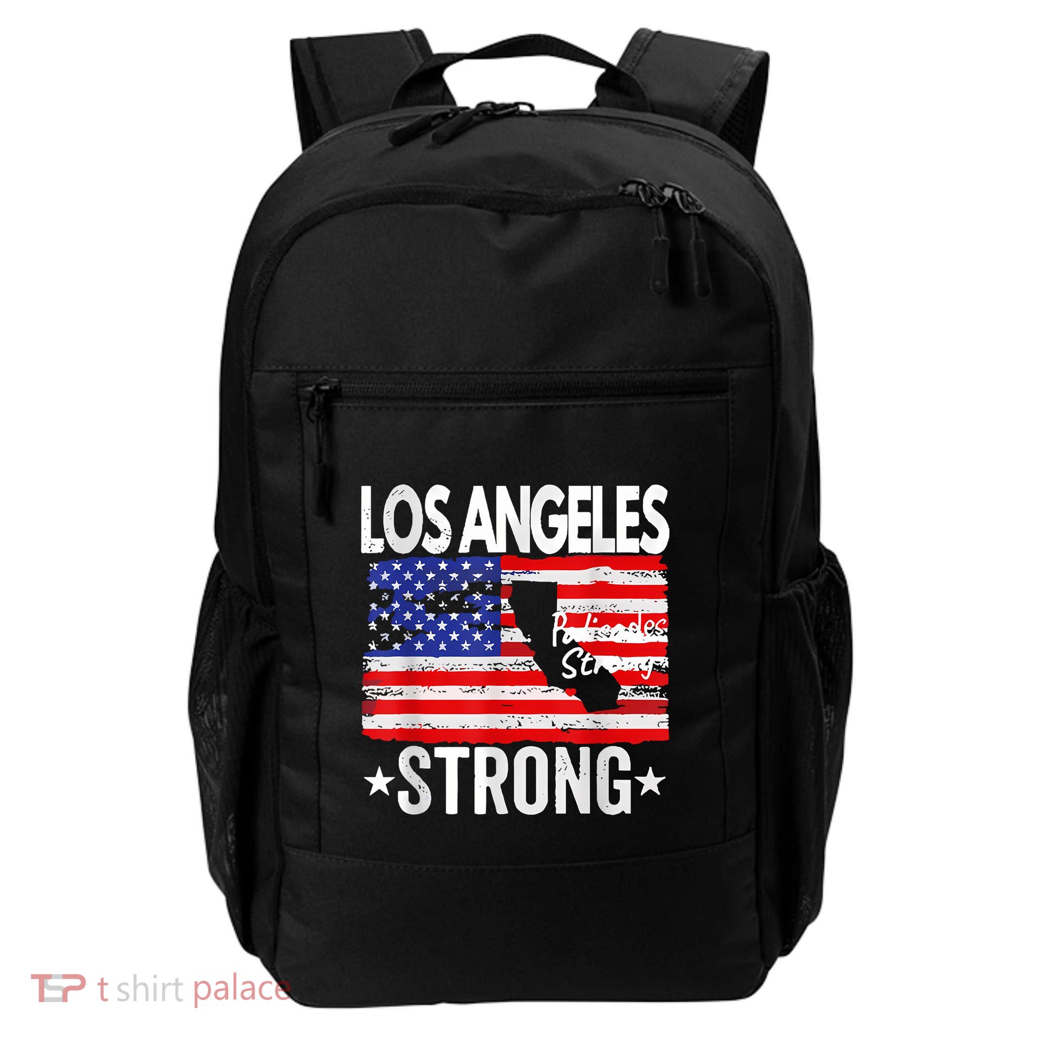 Los Angeles Strong Palisades Strong Flag Backpack
