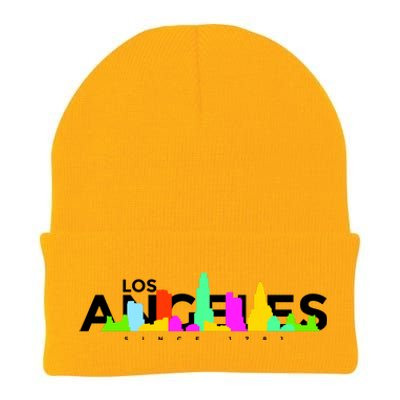 Los Angeles Skyline Since 1781 Knit Cap Winter Beanie