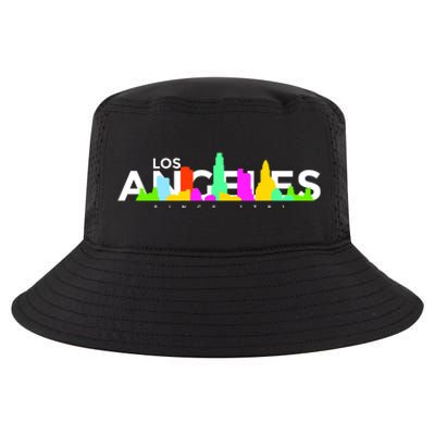 Los Angeles Skyline Since 1781 Cool Comfort Performance Bucket Hat