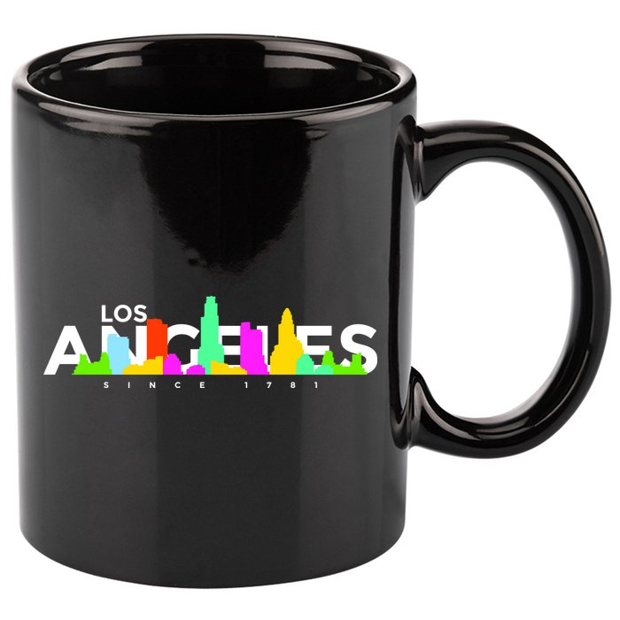 Los Angeles Skyline Since 1781 11oz C Handle Ceramic Mug