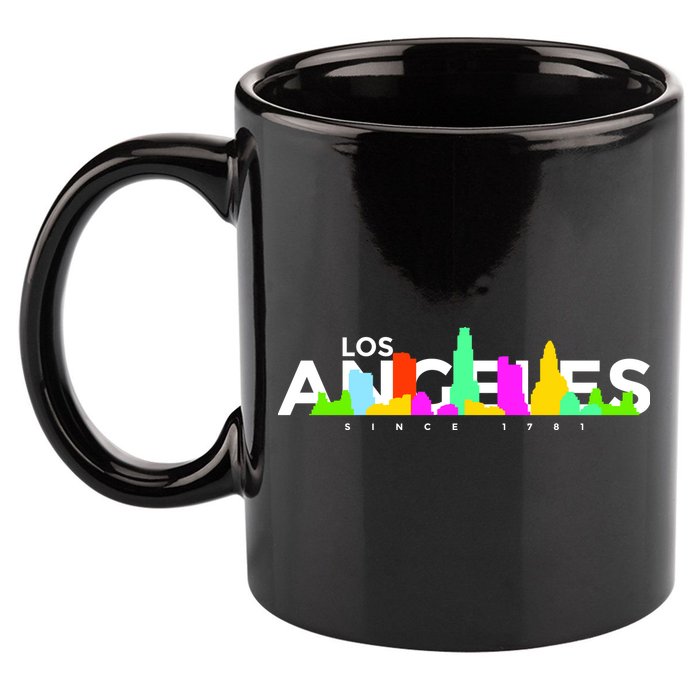 Los Angeles Skyline Since 1781 11oz C Handle Ceramic Mug