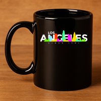 Los Angeles Skyline Since 1781 11oz C Handle Ceramic Mug