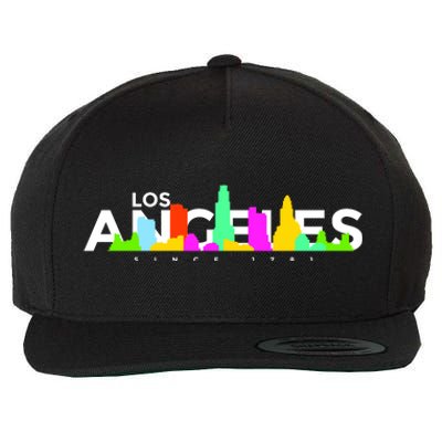 Los Angeles Skyline Since 1781 Wool Snapback Cap