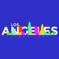 Los Angeles Skyline Since 1781 Button