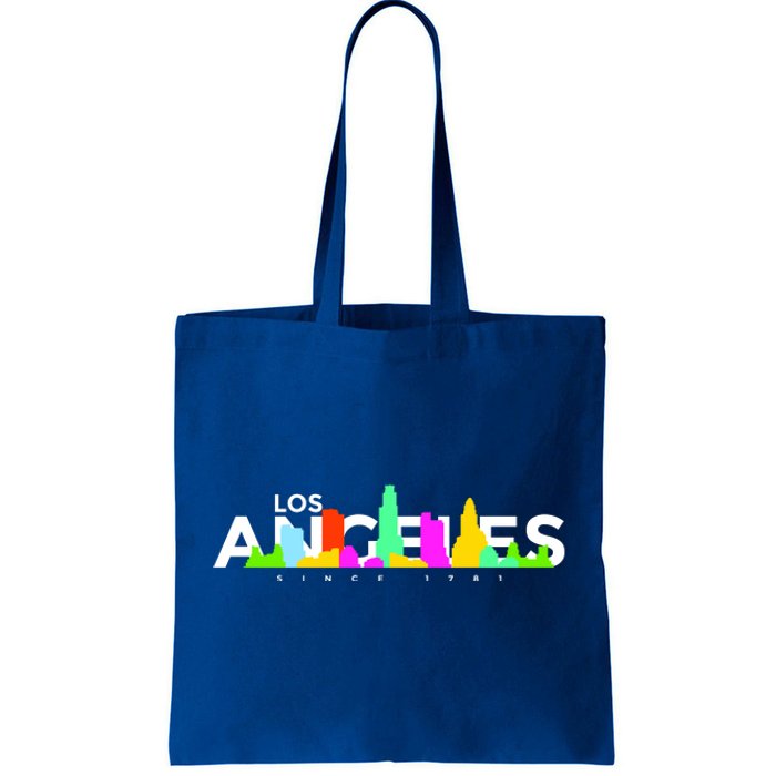 Los Angeles Skyline Since 1781 Tote Bag