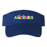 Los Angeles Skyline Since 1781 Valucap Bio-Washed Visor