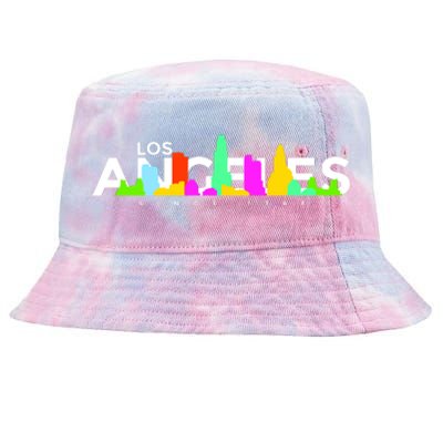 Los Angeles Skyline Since 1781 Tie-Dyed Bucket Hat