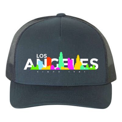 Los Angeles Skyline Since 1781 Yupoong Adult 5-Panel Trucker Hat