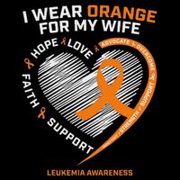 Leukemia Awareness S Wife Husband Leukemia Bucket Hat