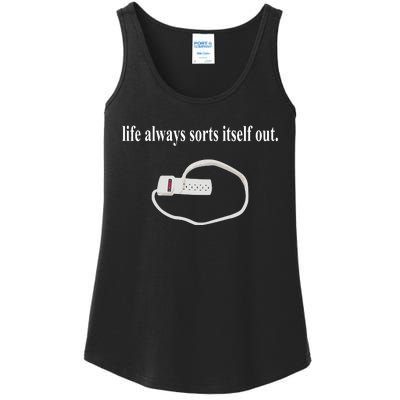 Life Always Sorts Itself Out Ladies Essential Tank