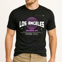 Los Angeles Slogan Retro Style Performance Shirt